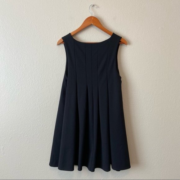 ABS Collection Flare Dress Black Front Pockets Size Small - Picture 2 of 6